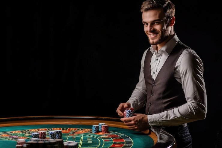 Caribbean Stud Poker payout table on uang4d slot showing hand rankings and payout multiples